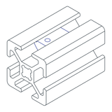 13034 - M8 Self-Aligning Roll-in T-Nut with Ball Spring