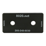 40-2045 - 40-4080 End Cap Black w/ Push-In