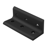 4415-Black 15 Series 6 Hole - Wide 3x3 Inside Corner Bracket