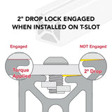 1001-S - 1” X 1” Smooth Surface T-Slotted Profile - Single Open T-Slot