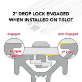 1010-S - 1.00" x 1.00" Smooth Surface T-Slotted Profile - Four Open T-Slots