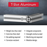 30-3030 - 30mm X 30mm T-Slotted Profile - Four Open T-Slots