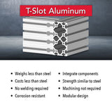 3060 - 3.00" X 6.00" T-Slotted Profile - Twelve Open T-Slots