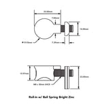 40-3897 - 40 Series M8 Standard Anchor Fastener Assembly