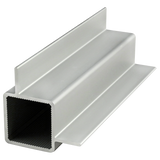 9010 - 1.00” X 1.00” Tube Profile - Single 0.5” Flange on Adjacent Sides *20% OFF AT CHECKOUT*