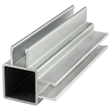 9030 - 1” X 1” Square Tube Profile - Double 0.5”  Flanges on Adjacent Side *20% OFF AT CHECKOUT*