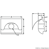 13089 - M4 Short Self-Aligning Roll-in T-Nut with Spring Leaf