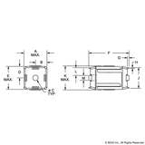 14017 - 15 Series 2 Hole - Pivot Joint