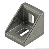 14061 - 10 & 25 Series 2 Hole - 18mm Slotted Inside Corner Bracket with Dual Support