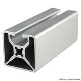 1501-LS - 1.5” X 1.5” Lite Smooth Surface T-Slotted Profile - Single Open T-Slots