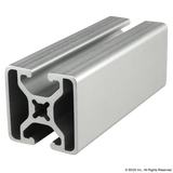 1504-LS - 1.50” X 1.50” Lite Smooth Surface T-Slotted Profile - Two Opposite Open T-Slots
