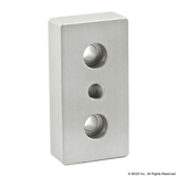 2130 - 15 Series 3 Hole - Center Tap Base Plate: 1.50” x 3.00” with 3/8-16 Tap