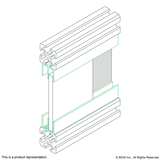 2220 - 15 Series Lower Door Slide Track
