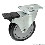 2334 - 5” Deluxe Flange Mount Swivel Caster W/ Brake