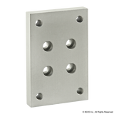 2418 - 10 Series Flange Mount Caster Base Plate