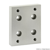 2420 - 15 Series Flange Mount Caster Base Plate