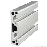 3075 - 3.00” X .75” Smooth Surface T-Slotted Profile - Two Adjacent Open T-Slots