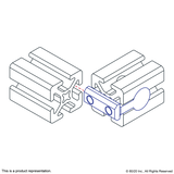 3085 - 10 Series 10-32 Double Anchor Slide-in T-Nut