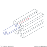 3280 1/4-20 Double Slide-in Economy T-Nut