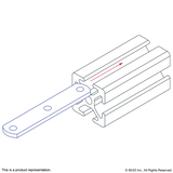 3287 - 1/4-20 Triple Slide-in Economy T-Nut