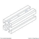 3287 - 1/4-20 Triple Slide-in Economy T-Nut