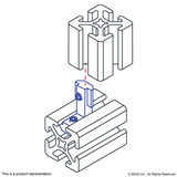 33450 -Hidden Corner Connector: Inside-Inside