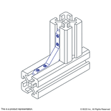 3364 - 15 Series 90 Degree Inside Corner Connector