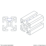 3923 - 10 Series 1/4-20 Roll-In T-Nut w/Ball Spring