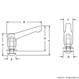 6850 - 10 Series "L" Handle Linear Bearing Brake Kit