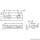 6892 - 15 Series Double-Keyed UniBearing™ Pad