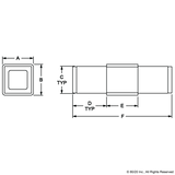 9215 - 2 Way - Butt Connector