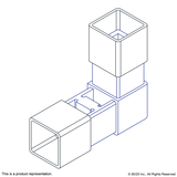 9220 - 2 Way Corner Connector