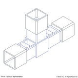 9230 - 3 Way Tee Connector