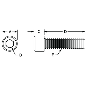 3627 - 5/16-18 x 1.250" Socket Head Cap Screw (SHCS)
