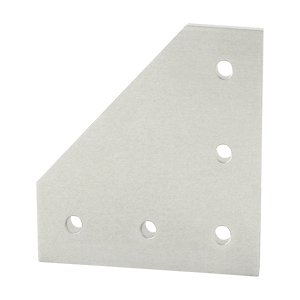 40-4351 - 40 Series 5 Hole - 90 Degree Angled Flat Plate