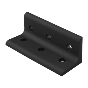 4415-Black 15 Series 6 Hole - Wide 3x3 Inside Corner Bracket