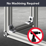 4265 - 10 Series 2 Hole - Slotted Inside Corner Bracket