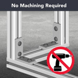 4301 - 15 Series & Ready Tube 4 Hole - Tall Inside Corner Bracket