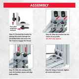 4113 - 10 Series 4 Hole - Wide Inside Corner Bracket