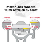 1502-LS - 1.5” X 1.5" Lite Smooth Surface T-Slotted Profile - Two Adjacent Open T-Slots