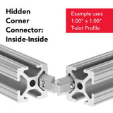 33440 - Hidden Corner Connector: Inside-Inside