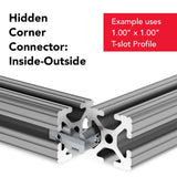 33470 ﻿- Hidden Corner Connector Inside-Outside