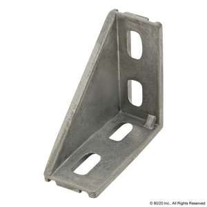 14057 - 20 Series 4 Hole - Inside Corner Bracket with Single Support