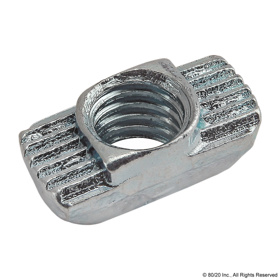 14162 - 10 & 25 Series Drop-In T-Nut 10-32 ZINC