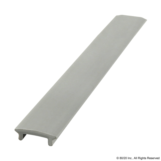 2114 - 10 Series T-Slot Cover Grey 72.5” Stock Length