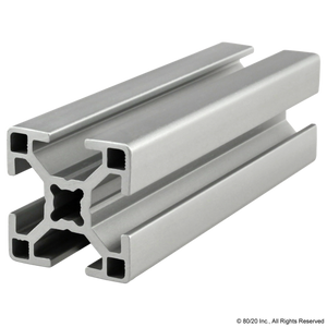30-3030 - 30mm X 30mm T-Slotted Profile - Four Open T-Slots