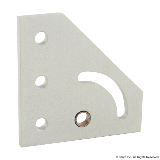 4137 - 10 Series 90 Degree Right Hand Pivot Bracket Plate