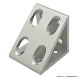 4138 - 10 Series 8 Hole - Gusseted Inside Corner Bracket