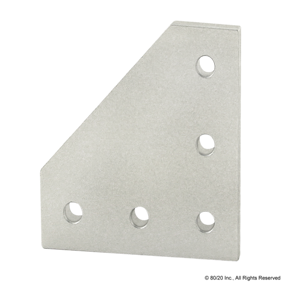 4151 - 10 Series 5 Hole - 90 Degree Angled Flat Plate