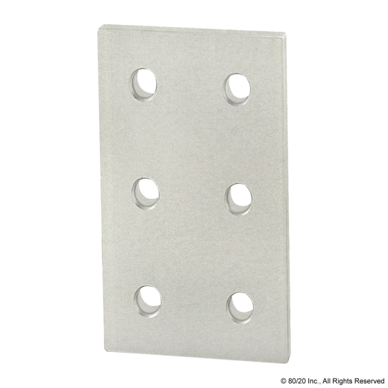 4166 - 10 Series 6 Hole - Rectangular Flat Plate